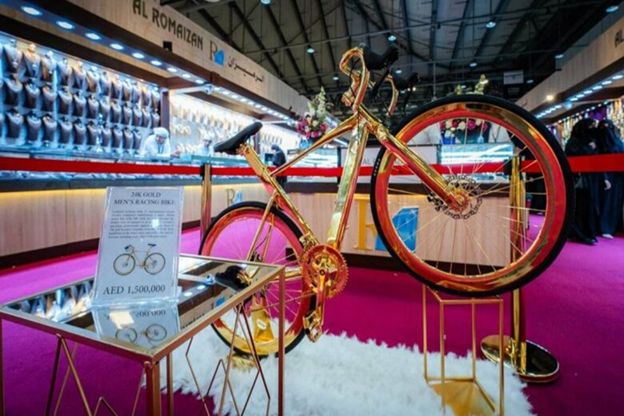 Golden bicycle worth Rs 3 crore on sale in Dubai Kashmir Reader