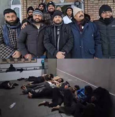 heartwarming display of Kashmiri hospitality, locals in Gund, on the Srinagar-Sonamarg highway, opened the doors of a mosque to shelter a group of travellers stranded due to heavy snowfall